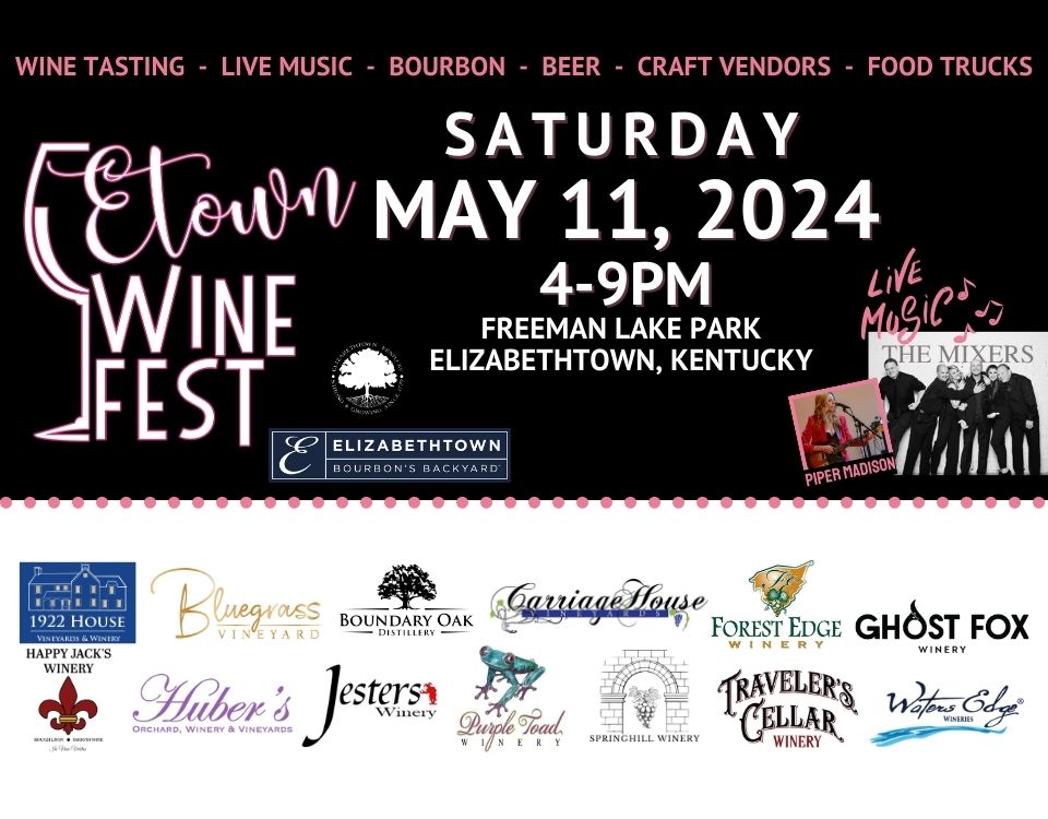 Tickets Etown Wine Fest 2024 City of Elizabethtown / State Theater